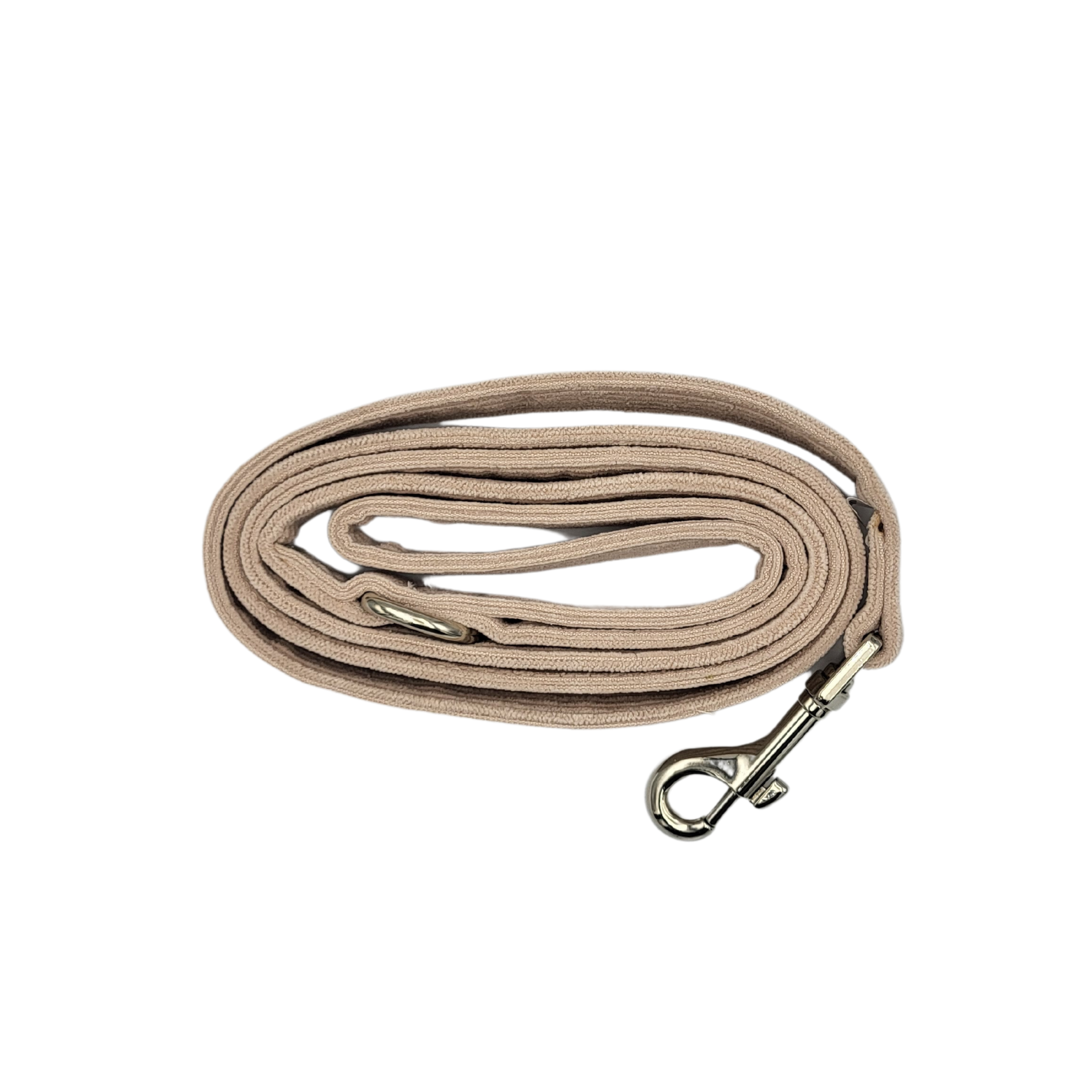 riem corduroy beige zilver