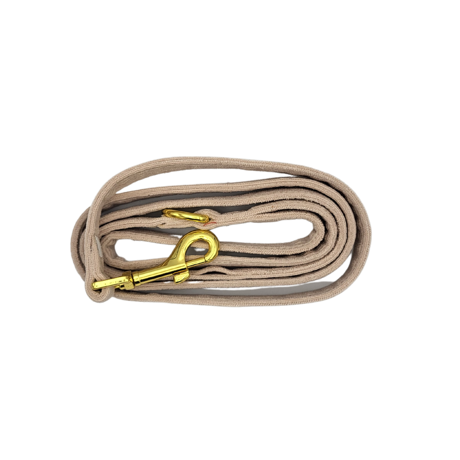 riem corduroy beige goud