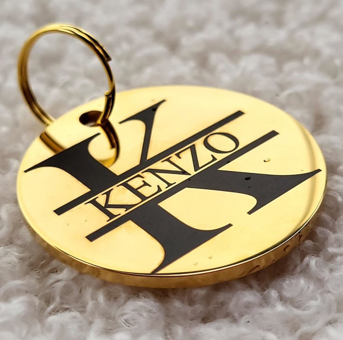 penning rvs monogram goud