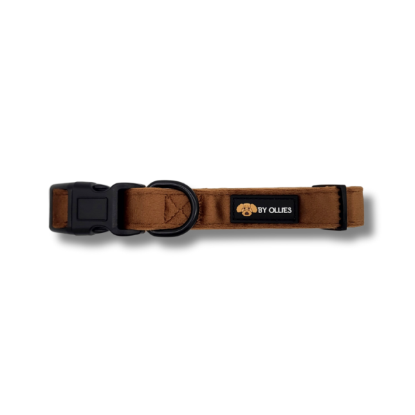 halsband velvet caramel