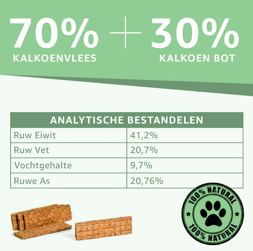 Kalkoen strips - 120 g (6 stuks) - Afbeelding 3